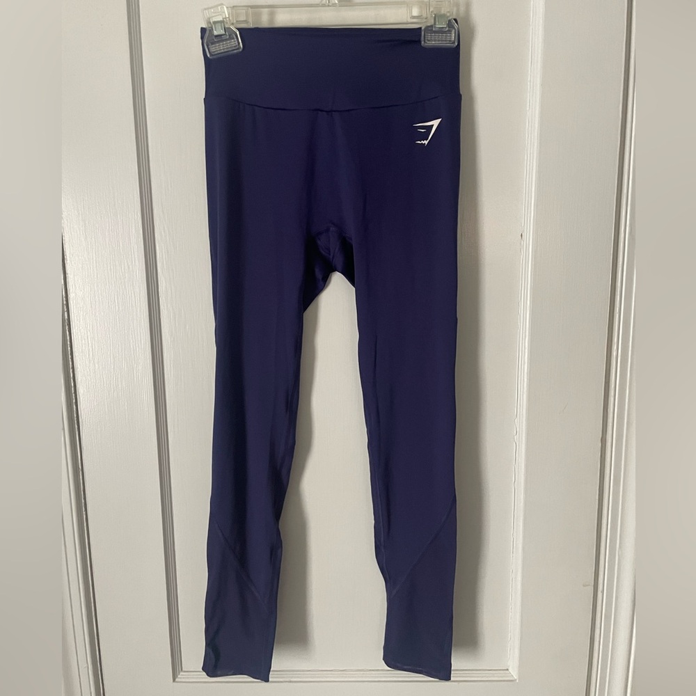 Gymshark Women’s Deep Bluish Purple Athletic Leggings Size Small
